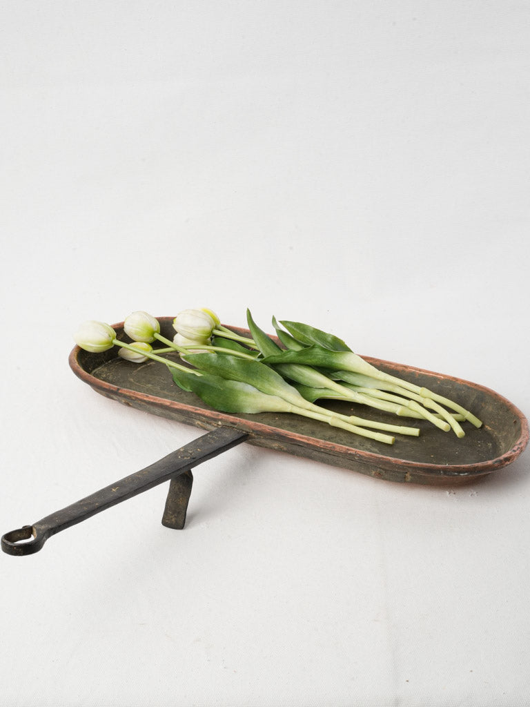 Vintage French hammered copper cookware  