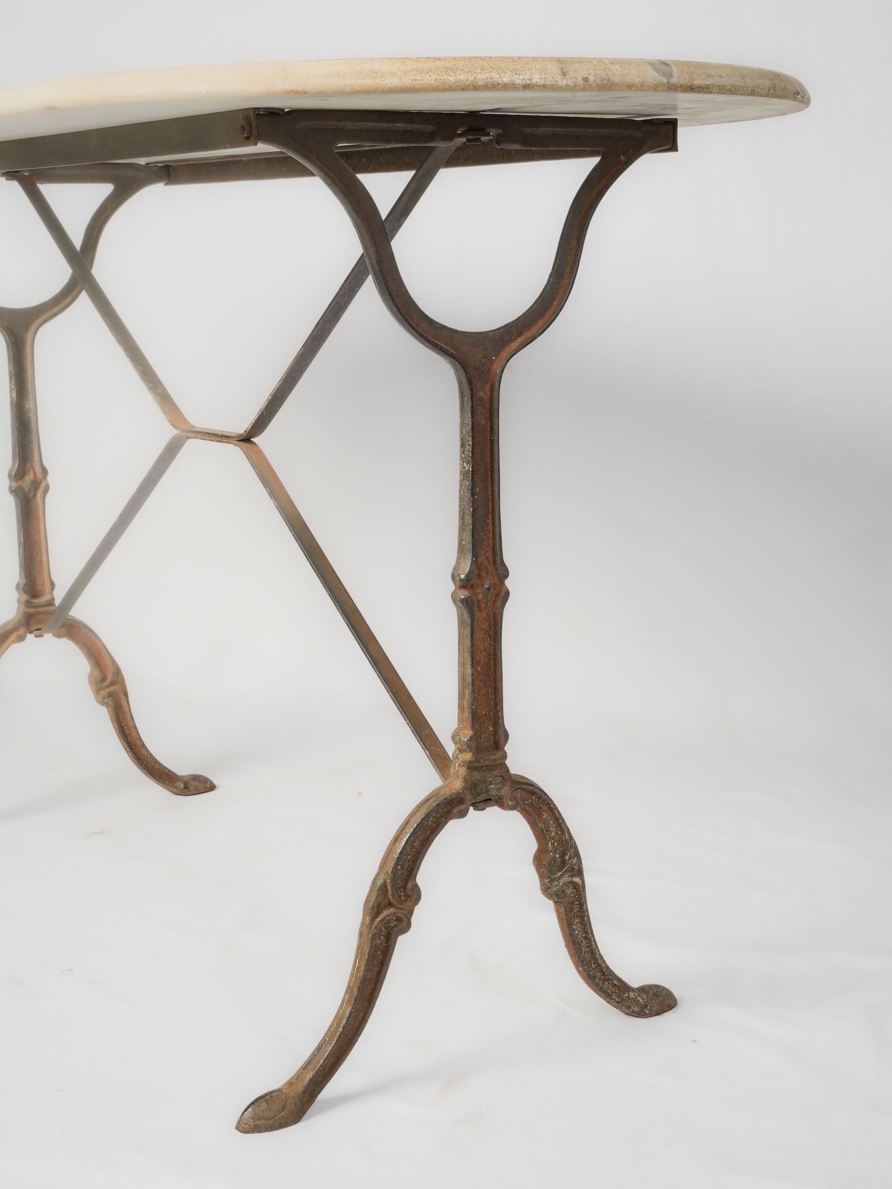 Parisian charm marble top table  