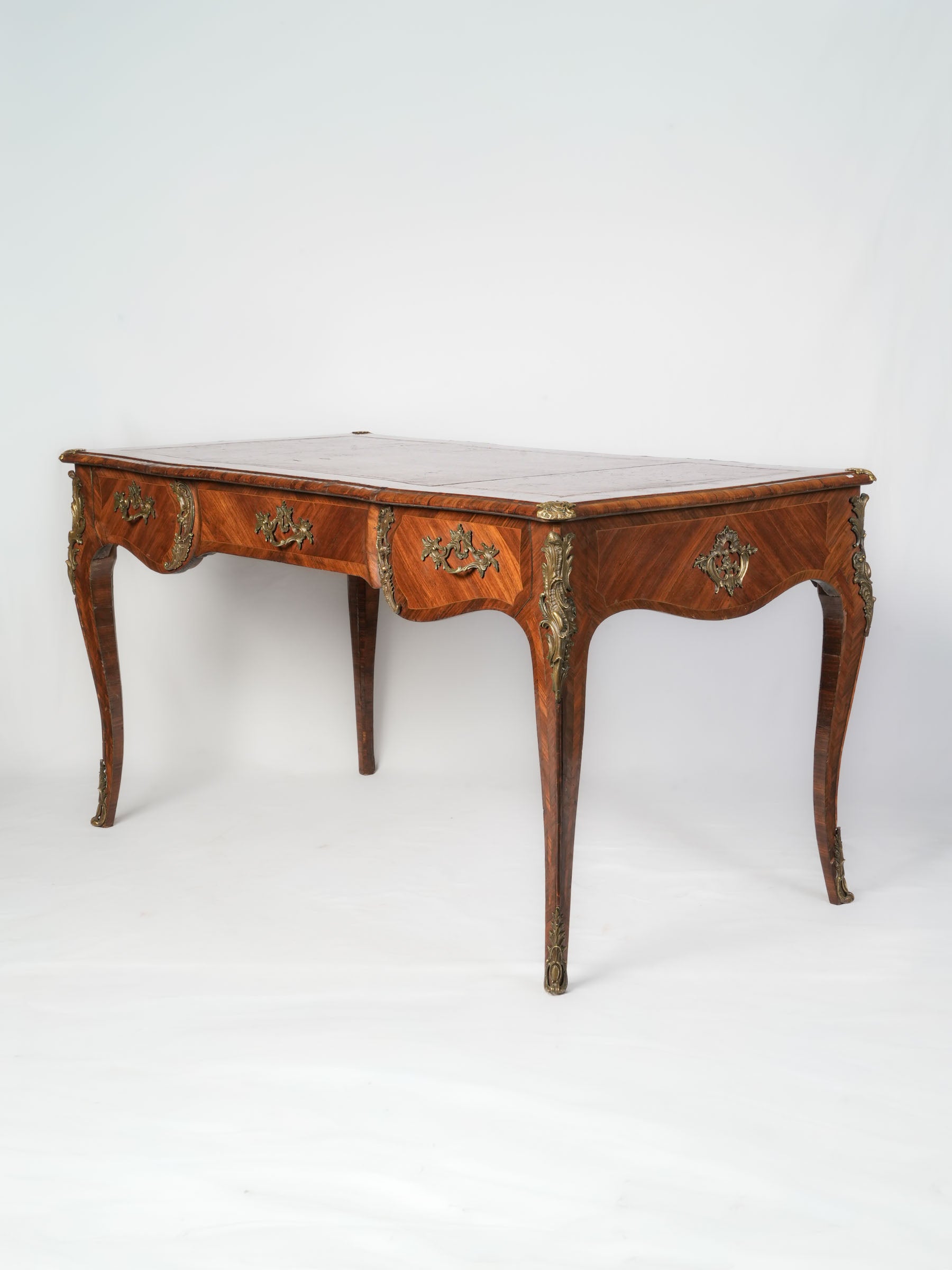 Antique marquetry writing desk  