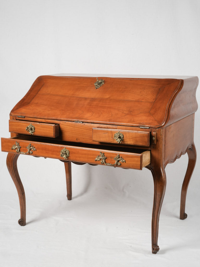 Aged Louis XV bureau de pente