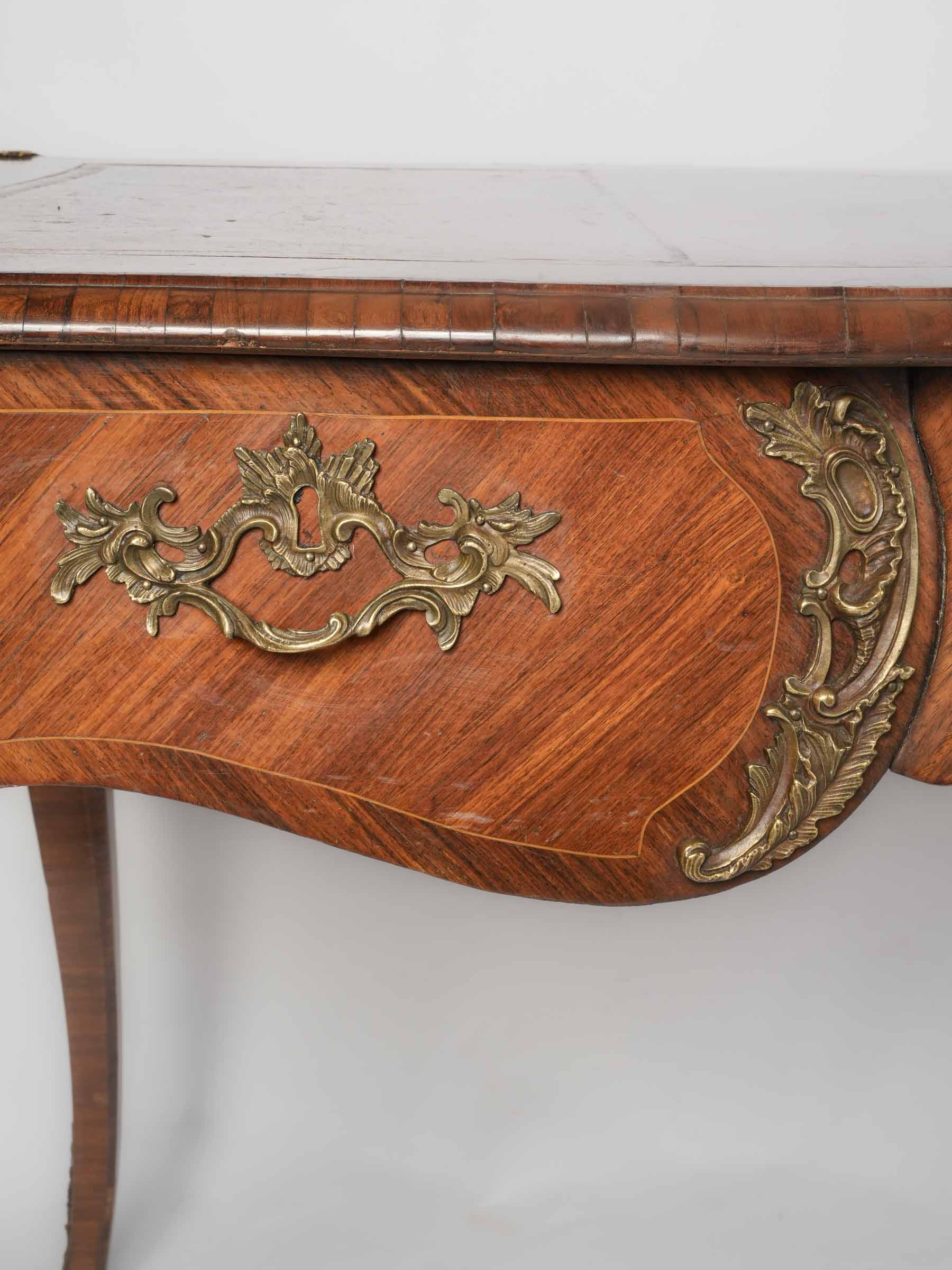 Intricate geometric patterned desk  