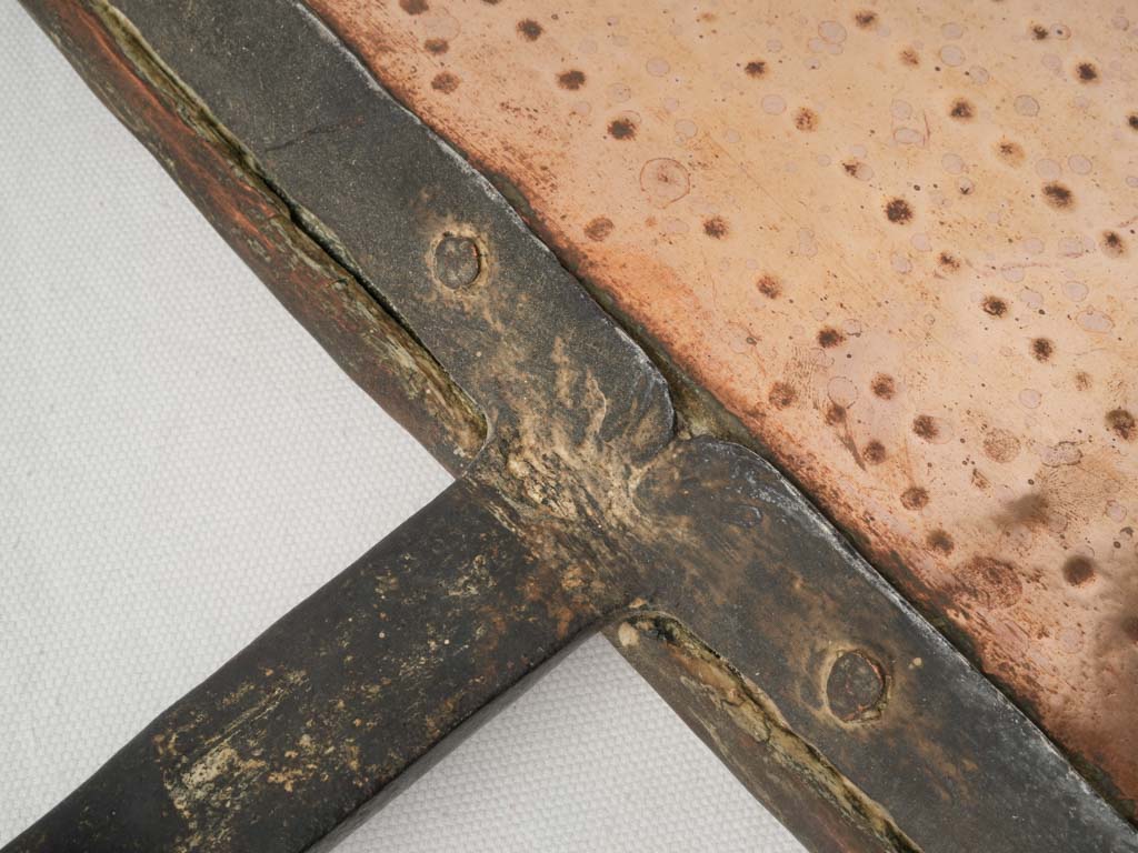 Charming antique copper cookware piece  