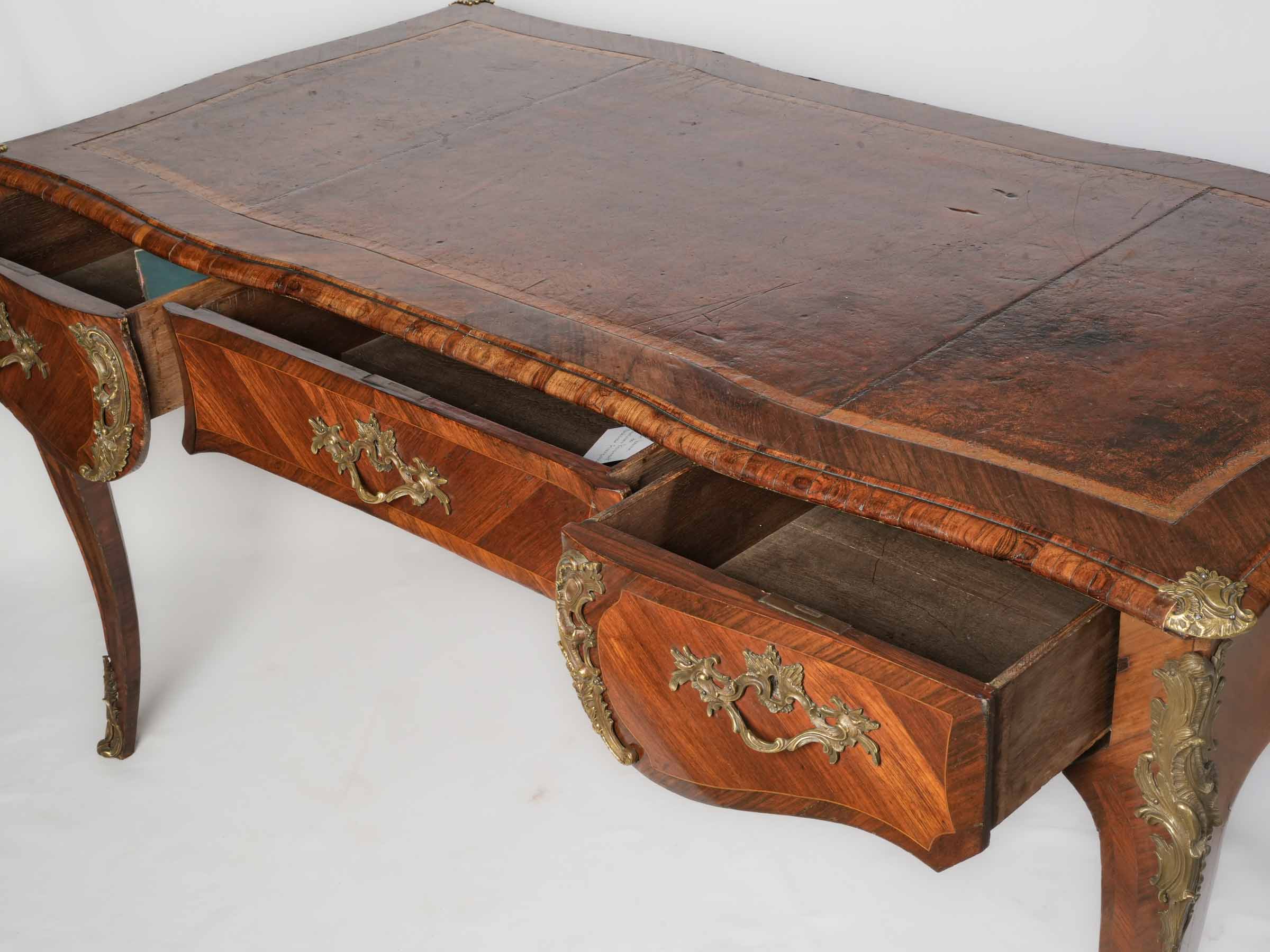Vintage rococo-style office desk  