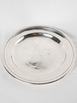 2 silver platters - round & oval - Boulenger 13"