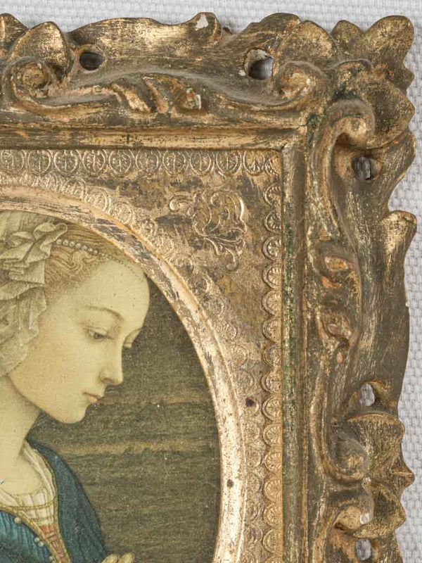Renaissance Italian miniature portrait