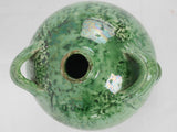 Antique French conscience jug - green 9¾"