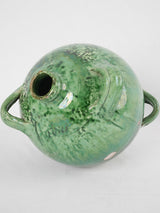Antique French conscience jug - green 9¾"