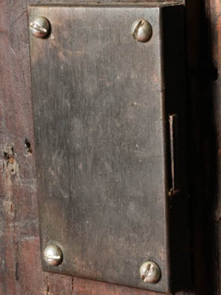 Distressed solid wood wardrobe