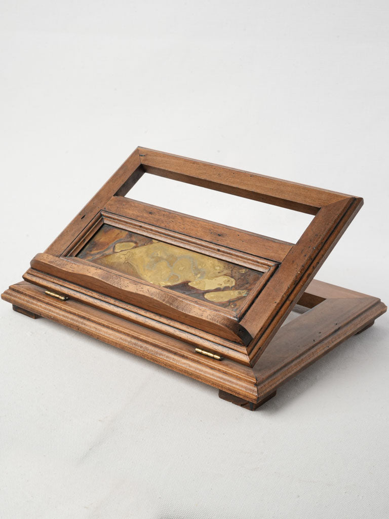 Charming fruitwood book display