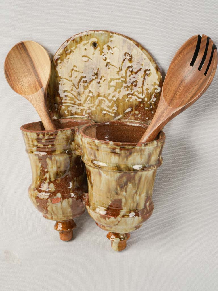 Vintage ceramic cutlery holder  