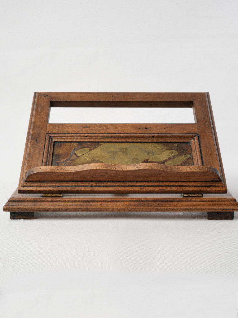 Sophisticated chestnut book holder