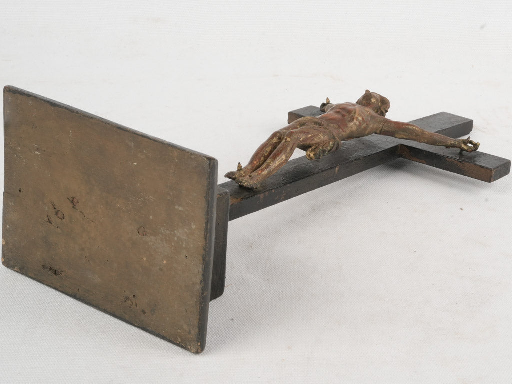 Decorative wooden crucifix piece