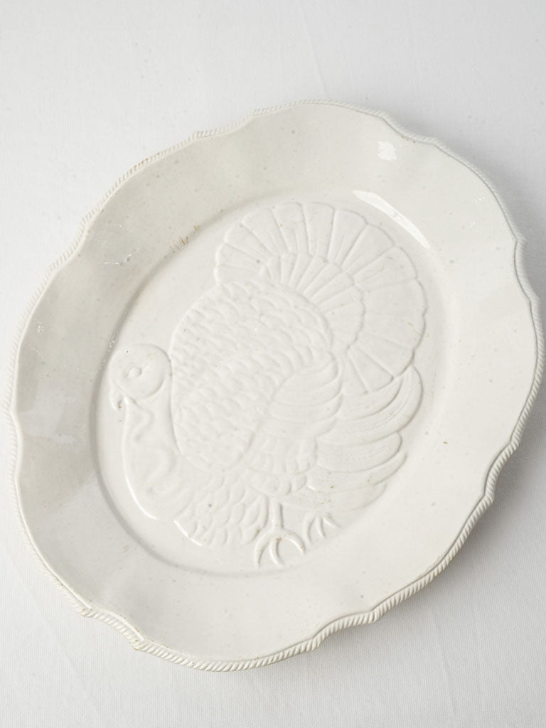 Vintage Italian ceramic serving platter  
