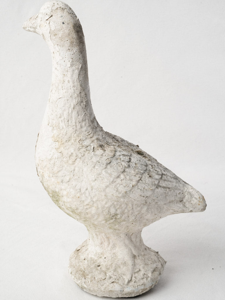 Lichened Green Garden Sculpture