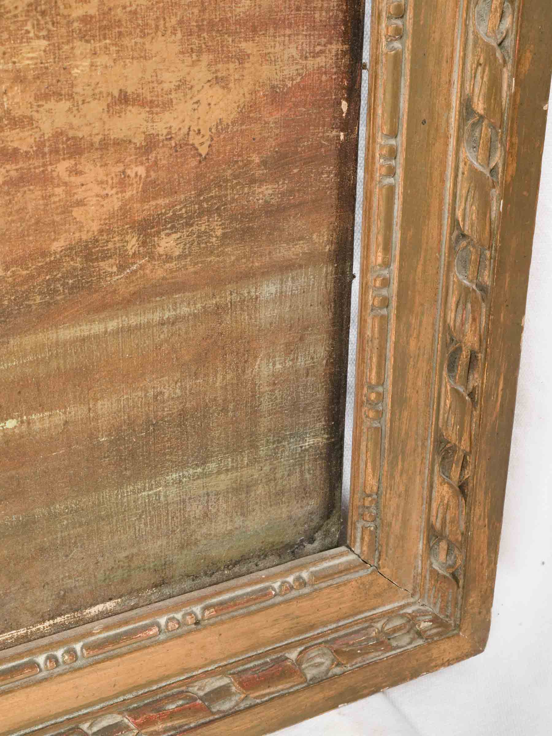 Large French Neoclassical Garden Scene w/ Still Life, Early 19th Century - 60¾" x 45"