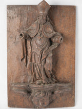 Rare antique carved oak sculpture