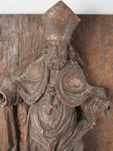 Intricate French seventeenth-century panel depiction