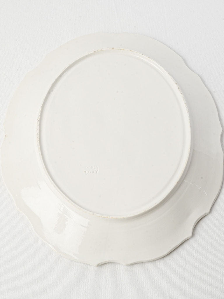 Stylish vintage festive platter  