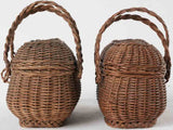 Charming nineteenth-century wicker doll accessory