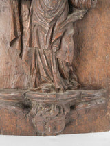 Historic religious oak cherub artwork