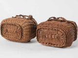2 doll's baskets - late 19th century 3¼"