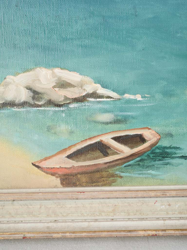 Serene seascape painting from Italy
