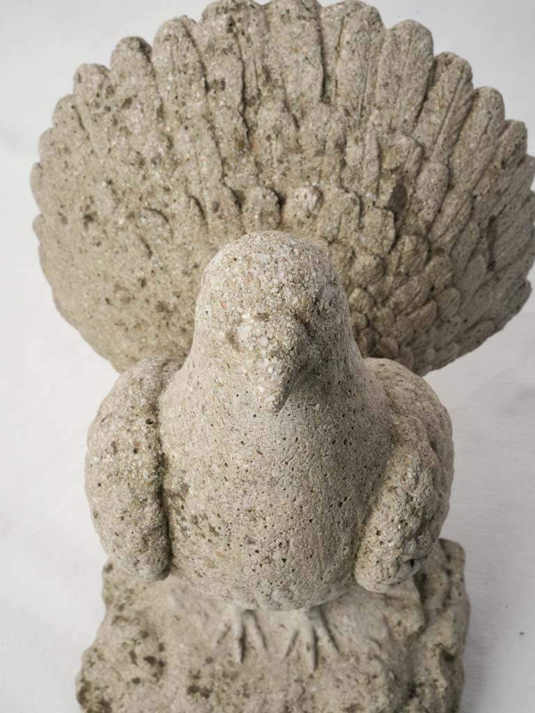 Timeworn patina stone decoration  