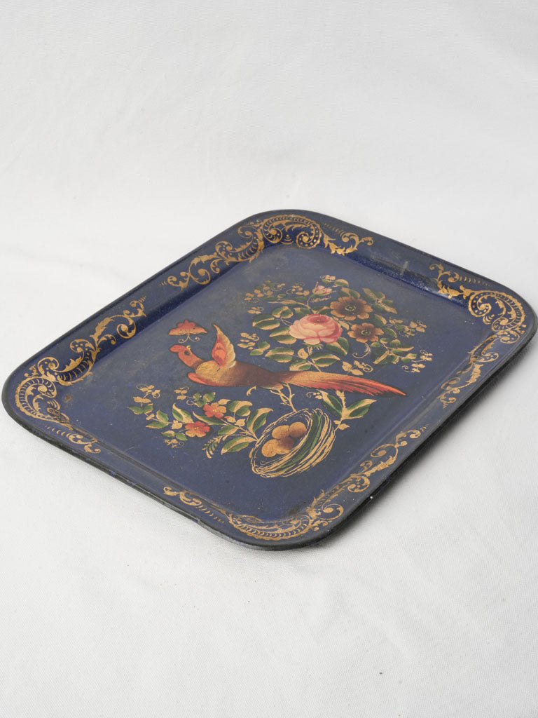 Antique Italian toleware tray