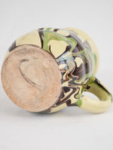 Small antique French pitcher - jaspee 5"