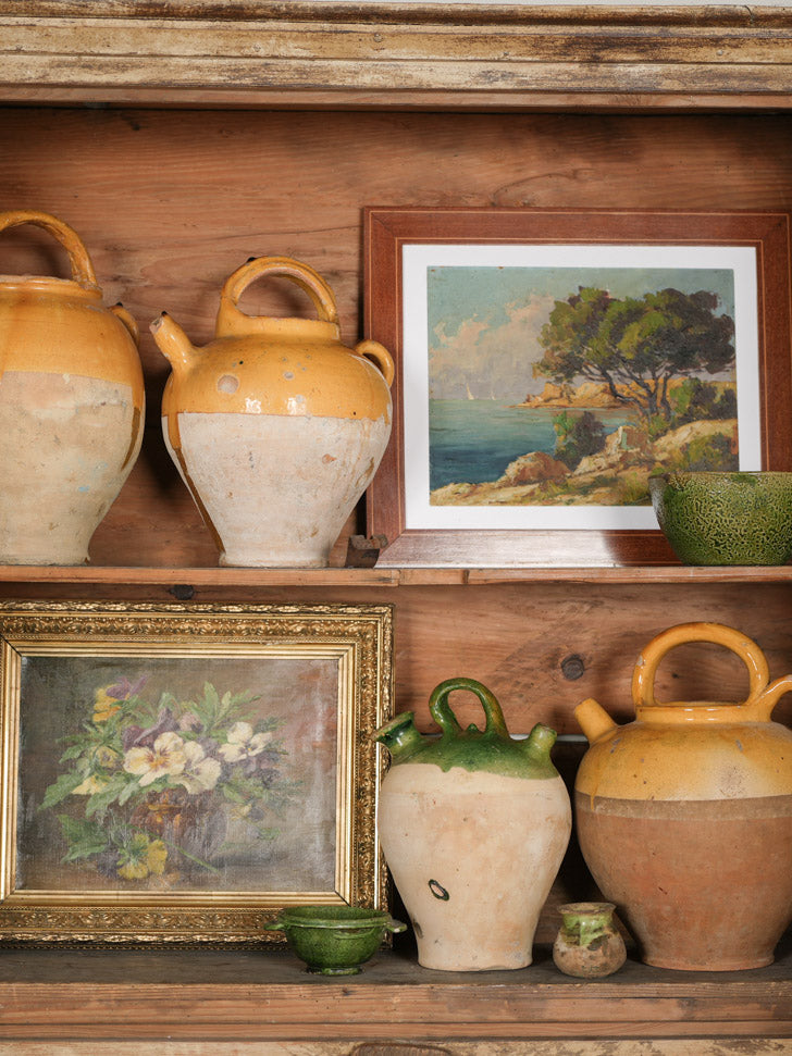 Vintage dual-spouted water pitcher  