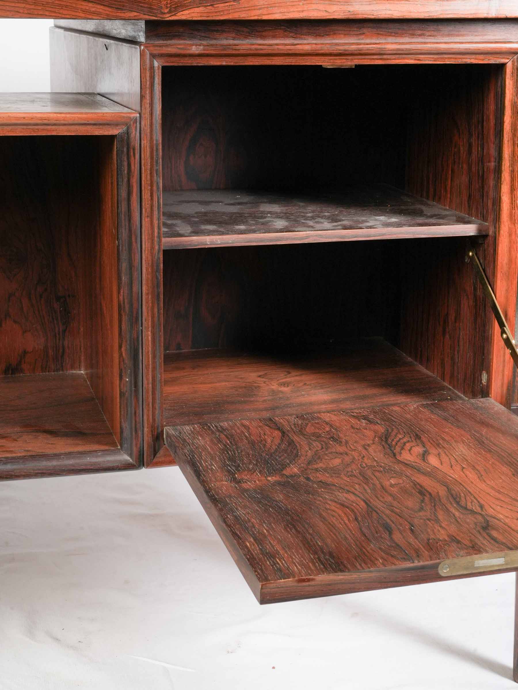 Sophisticated antique teak workspace