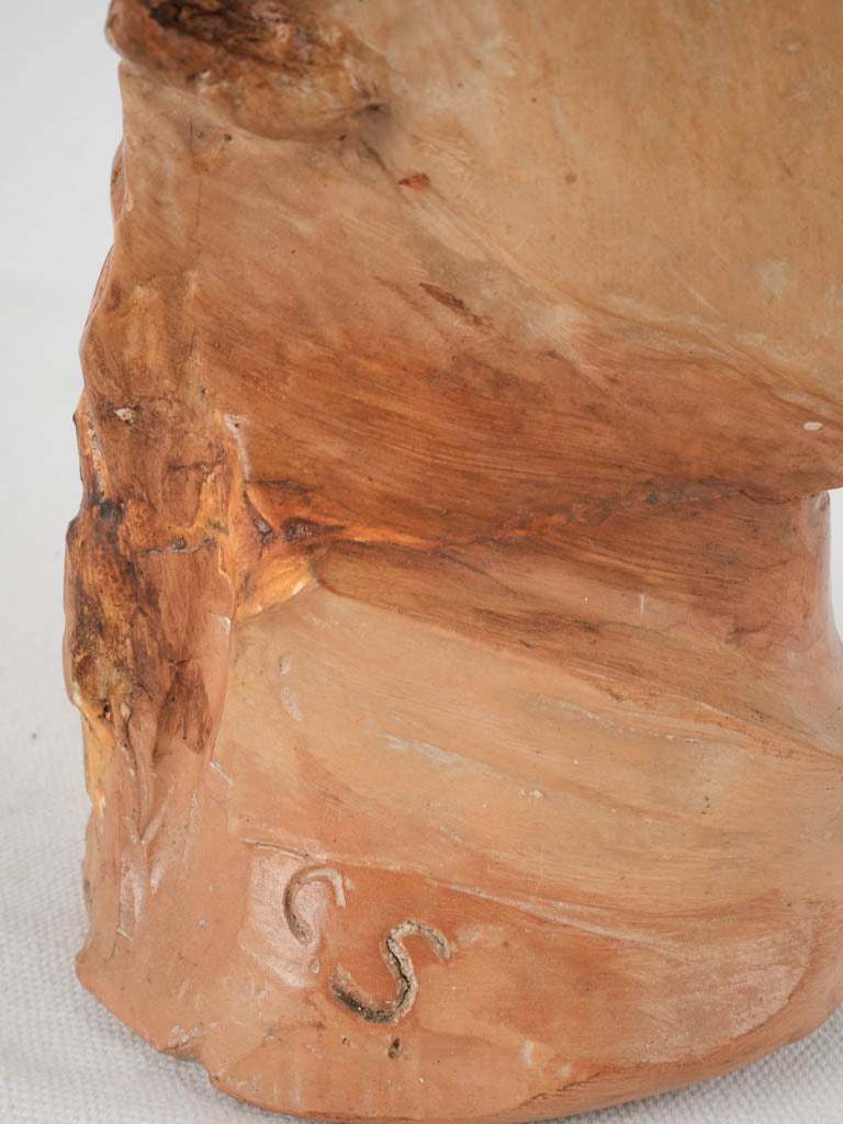 Expertly repaired Italian terracotta sculpture