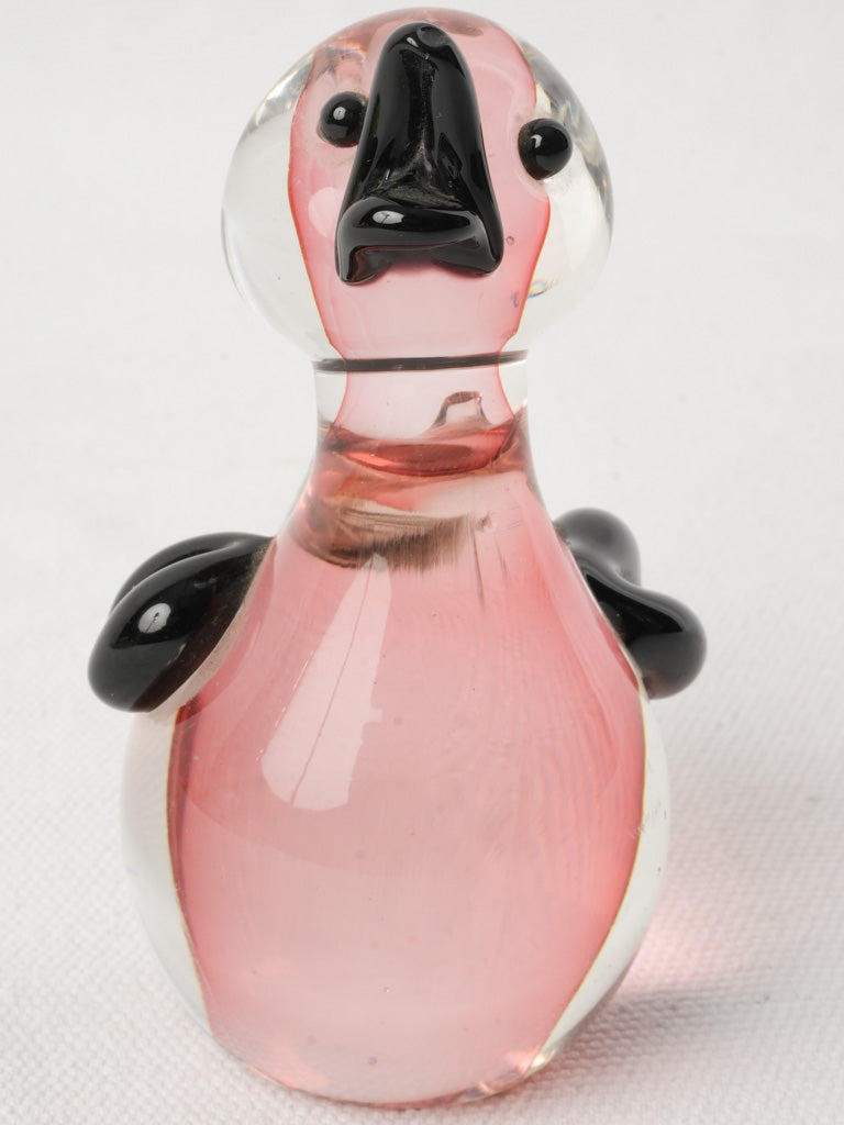 Glossy black-winged glass duck