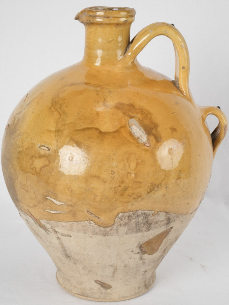 Vintage French pottery buoyant design jug