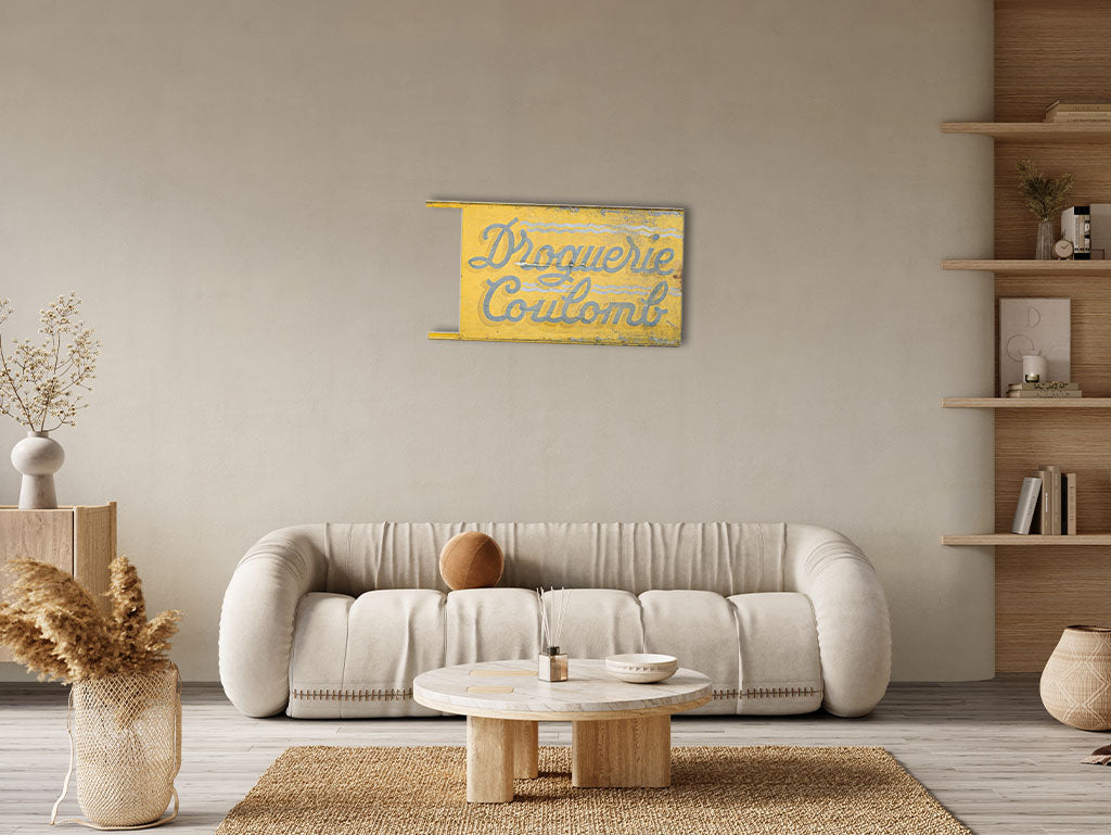 Nostalgic Cheerful Yellow Sign