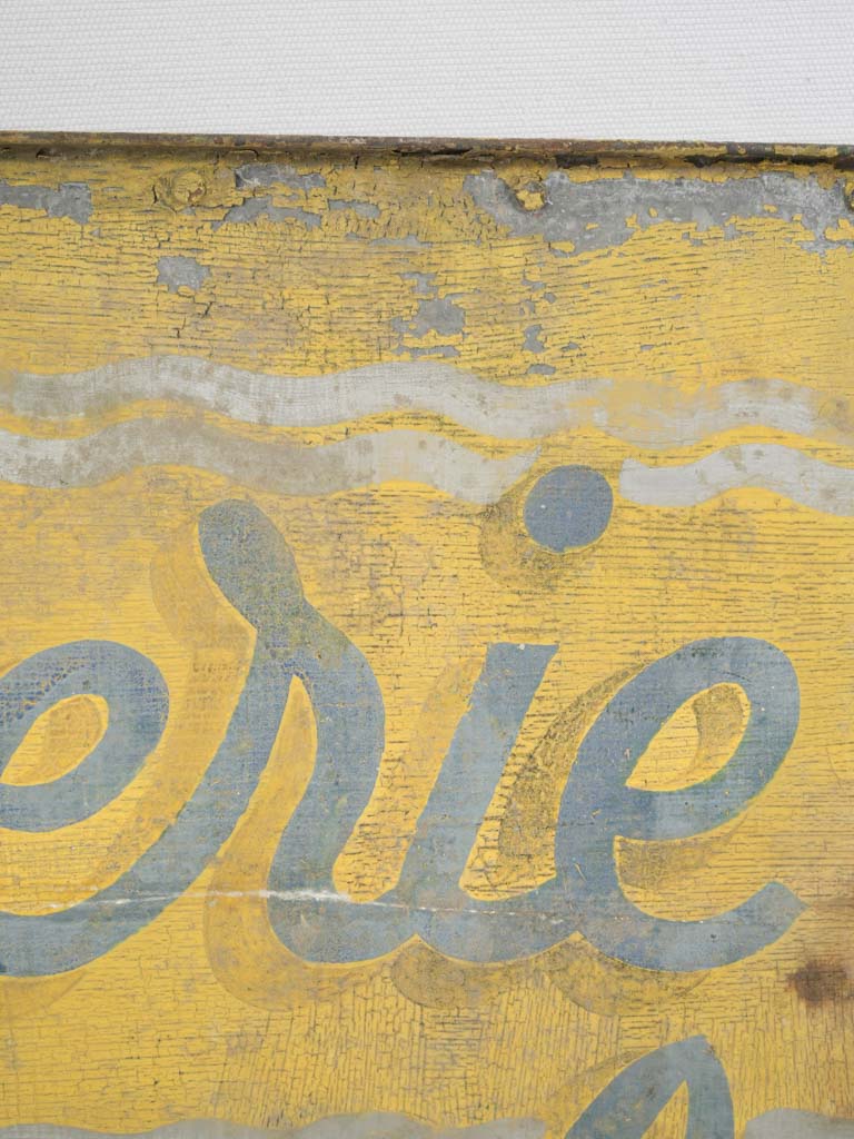 Distressed Patina Decorative Sign