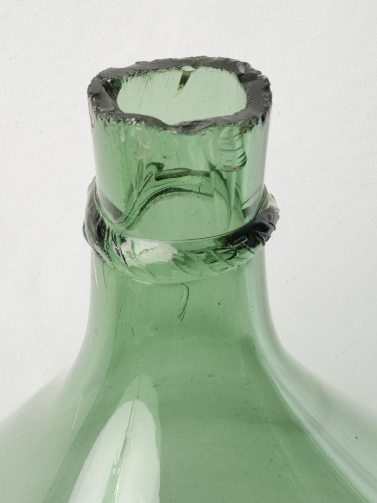 Pale green glassware piece  