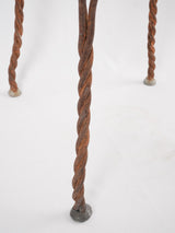 Antique French garden chair - twisted iron