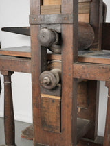 Decorative French intaglio printing press