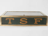 Wireless radio parts displays case - shop vitrine 21¾"