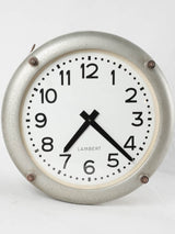 Classic two-faced industrial clock