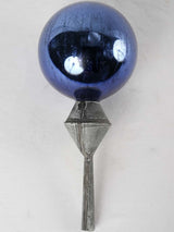 Large 19th century mercury glass Christmas tree topper 5"