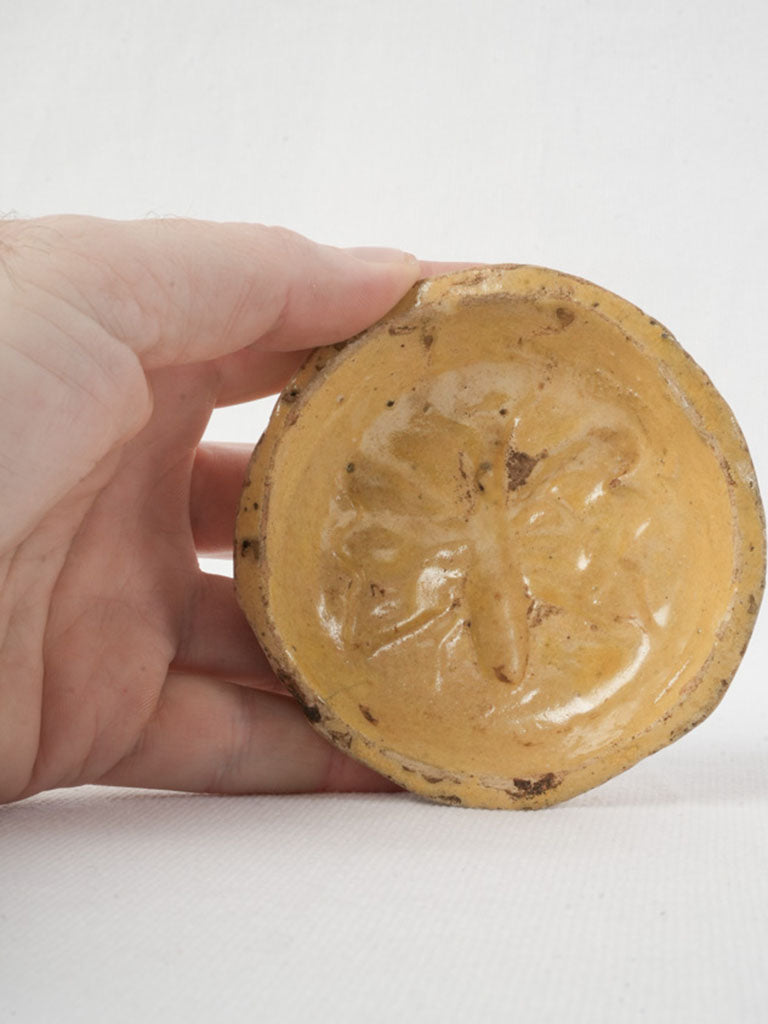 Rustic artisanal ceramic candy mold  