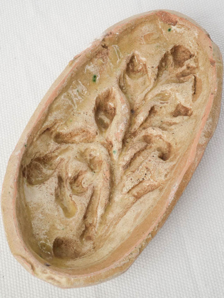 Vintage floral ceramic mold