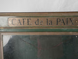Menu vitrine - early 20th century - Café de la Paix 35" x 26¾"