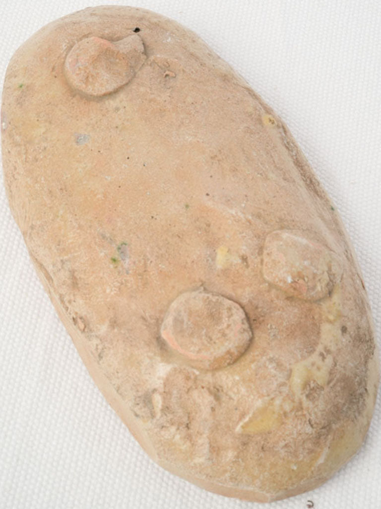 Handcrafted floral terracotta piece