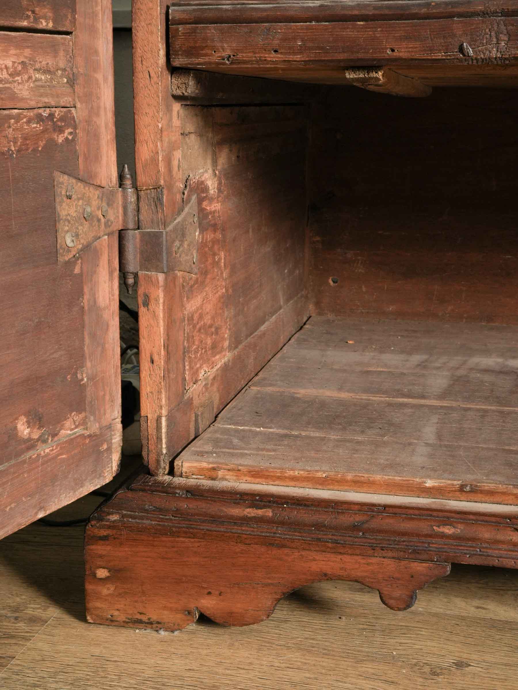 Charming vintage walnut cabinet