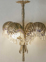 Palm leaf chandelier - early 20th century - 19" x 23¼"