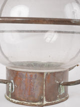 Vintage copper boat lantern 15¼"
