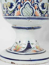 Intricate floral motif Rouen urn